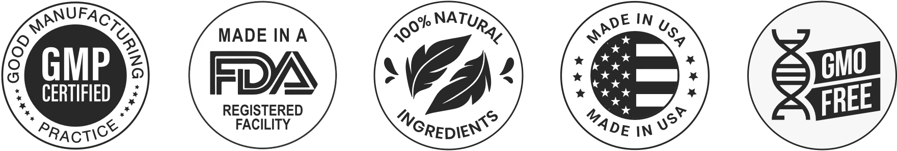 LipoZil Drops quality and safety certifications